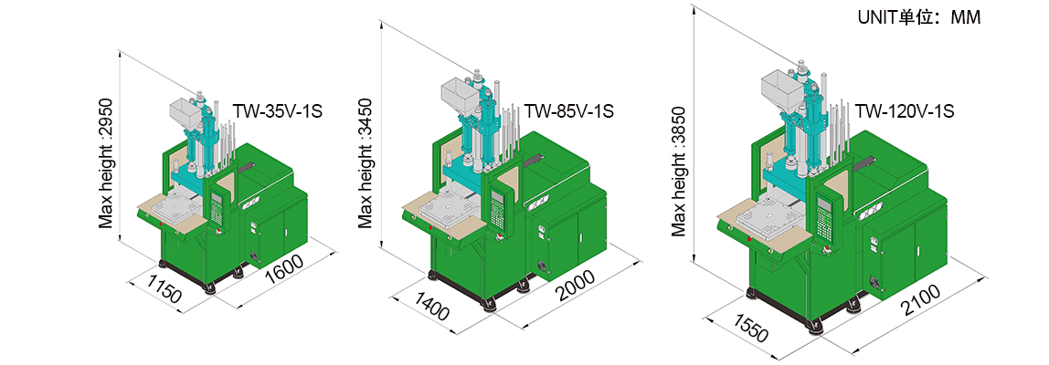 vertical injection machine